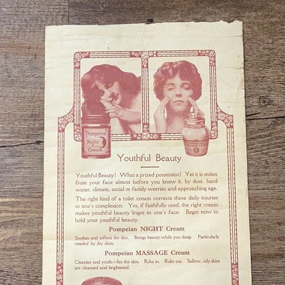 Pompeian Beauty Advertising Poster - Picture 7 of 9